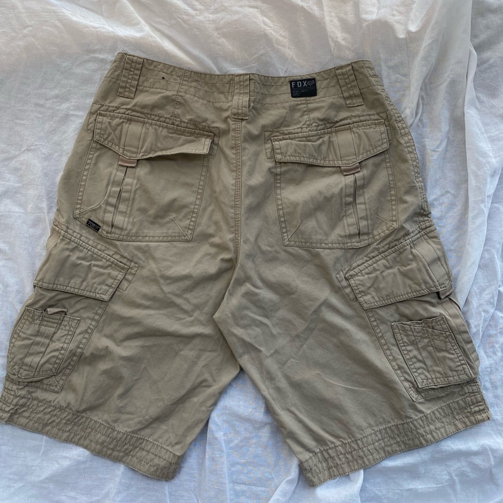 Fox Men's Tan Cargo Shorts 100% cotton
